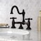 Kingston Brass KS3915AX Restoration Bathroom Bridge Faucet, Oil Rubbed Bronze KS3915AX - alternate 4
